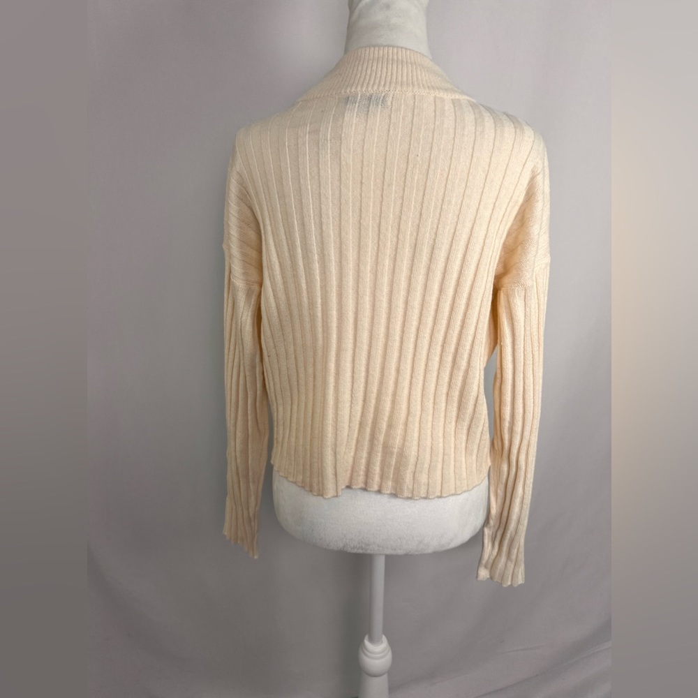NWT / Madewell Mockneck Crop Sweater - Picture 4 of 6